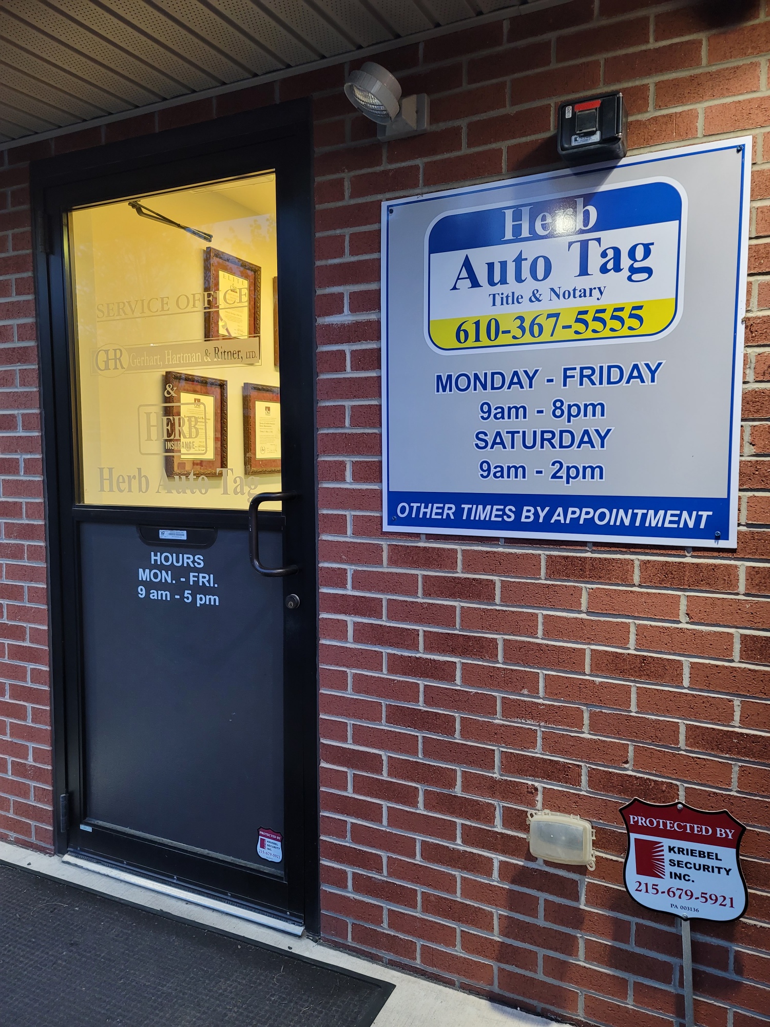 Image of Herb Auto Tag Office